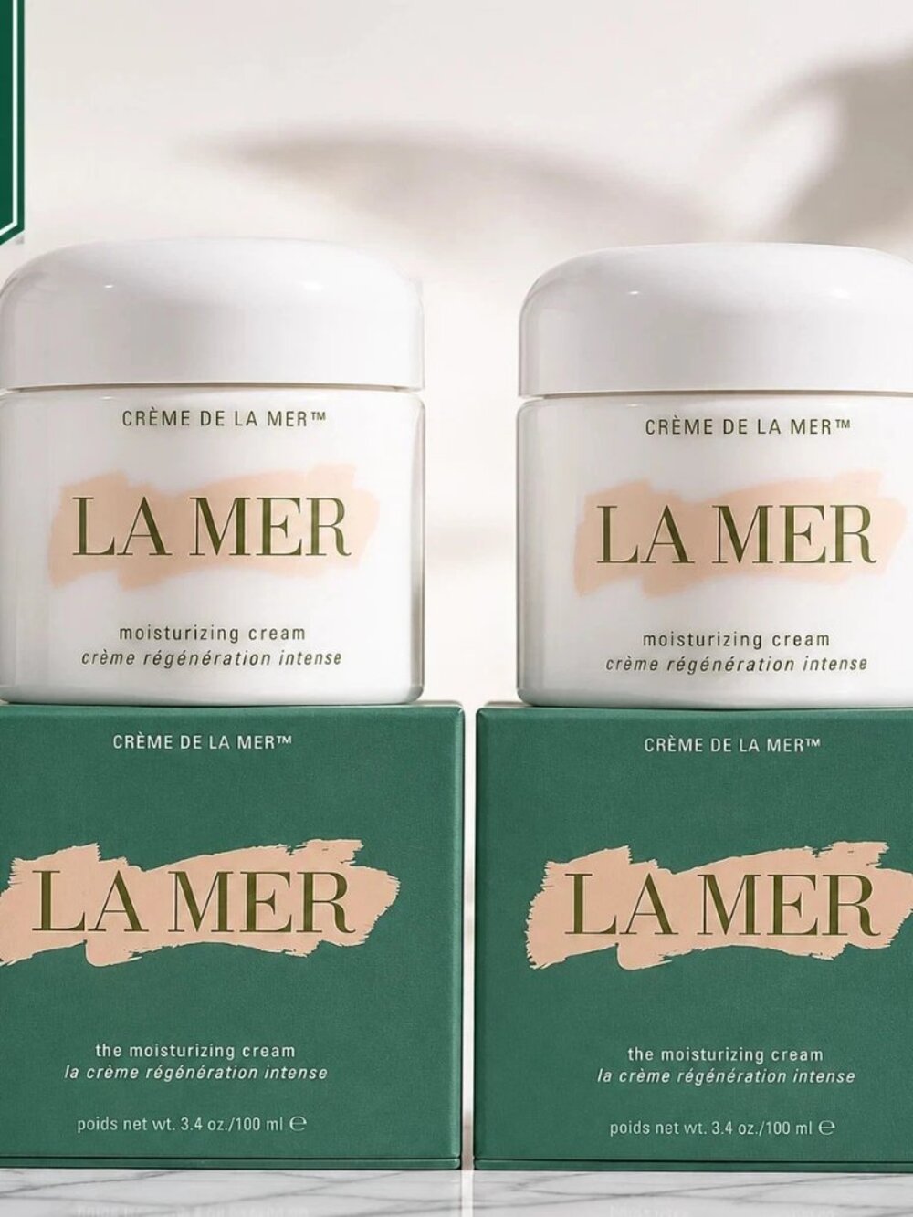 2 x Bundle of La Mer 3.4oz The Moisturizing Soft Cream, Brand New